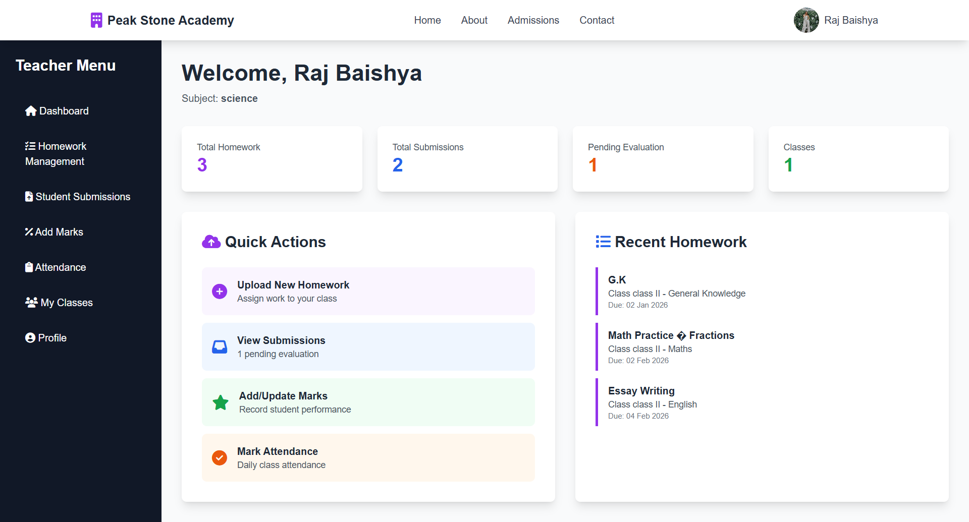 School Management System - Image 3