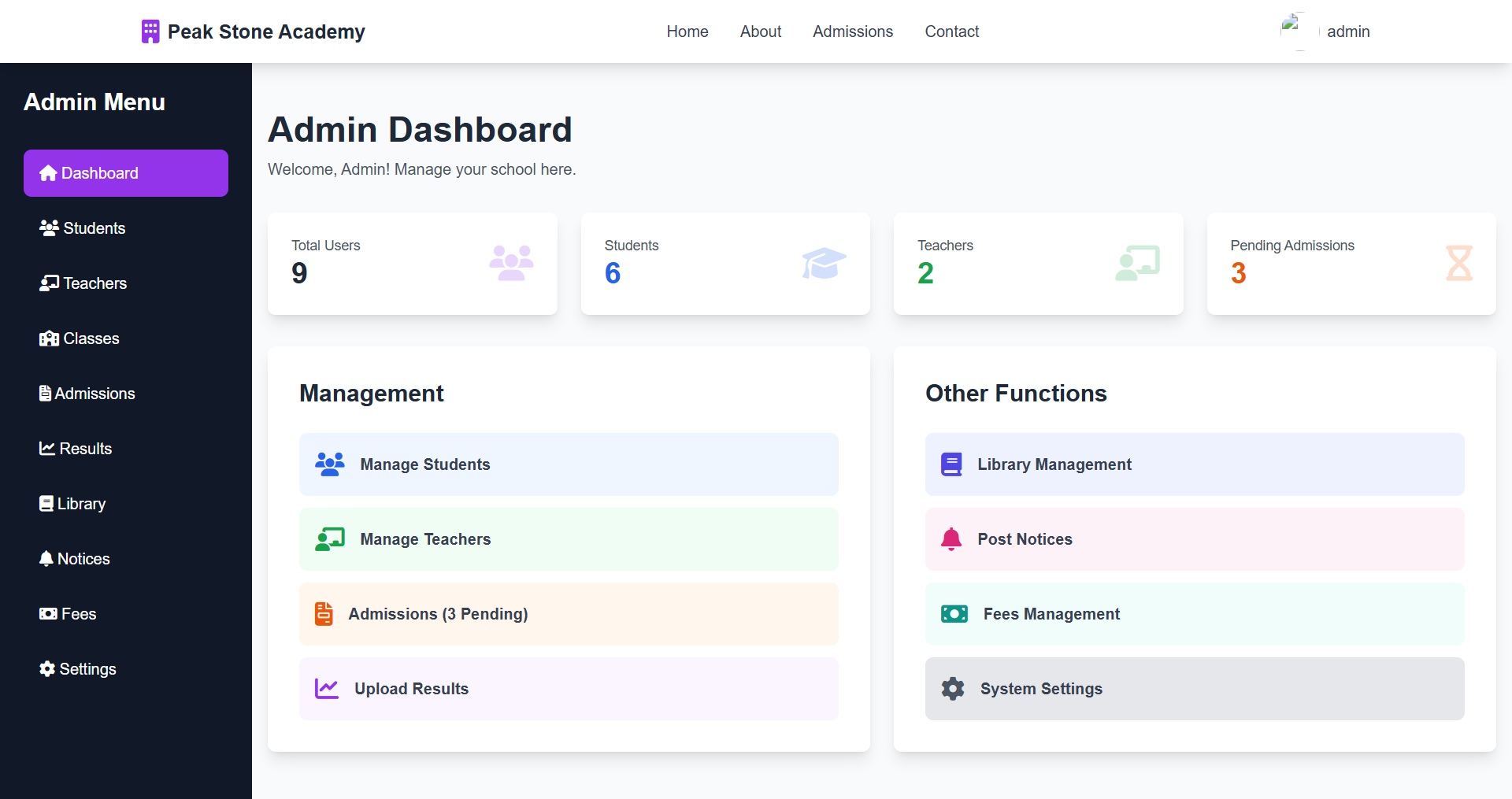 School Management System - Image 1